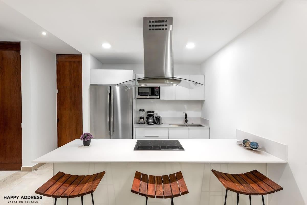 Trendy 1 Bedroom Apartment In Cruz Con Mar Brand New Building Playa del Carmen Eksteriør bilde