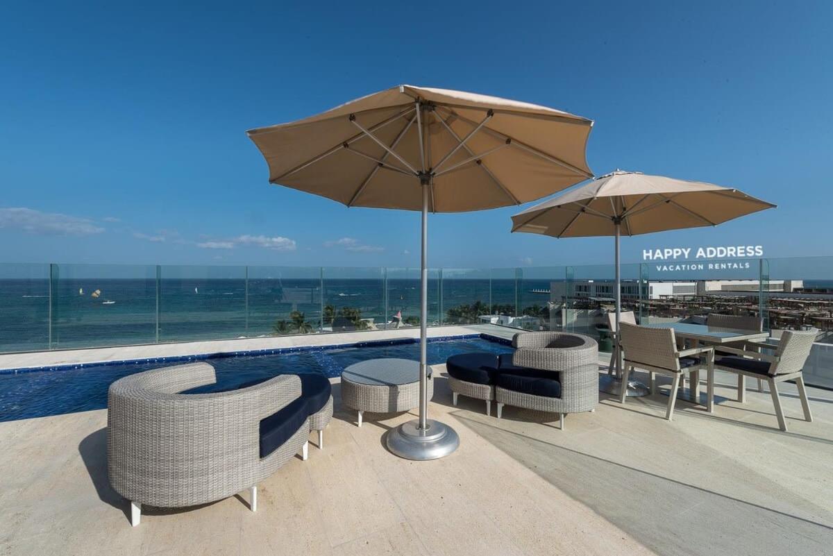 Trendy 1 Bedroom Apartment In Cruz Con Mar Brand New Building Playa del Carmen Eksteriør bilde