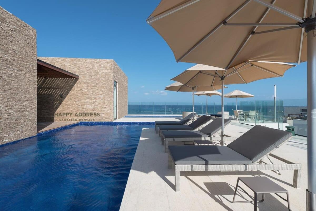 Trendy 1 Bedroom Apartment In Cruz Con Mar Brand New Building Playa del Carmen Eksteriør bilde